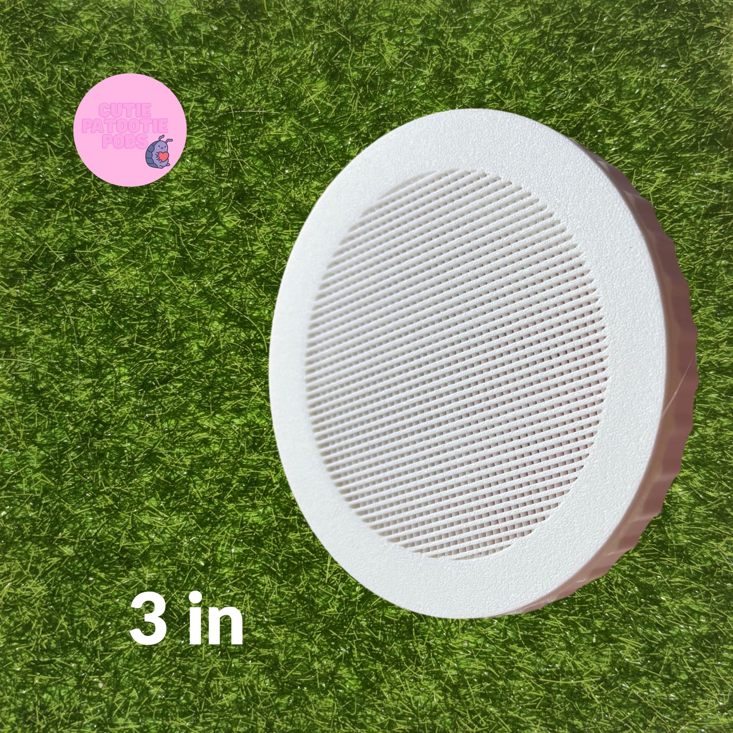 White Enclosure Air Vents