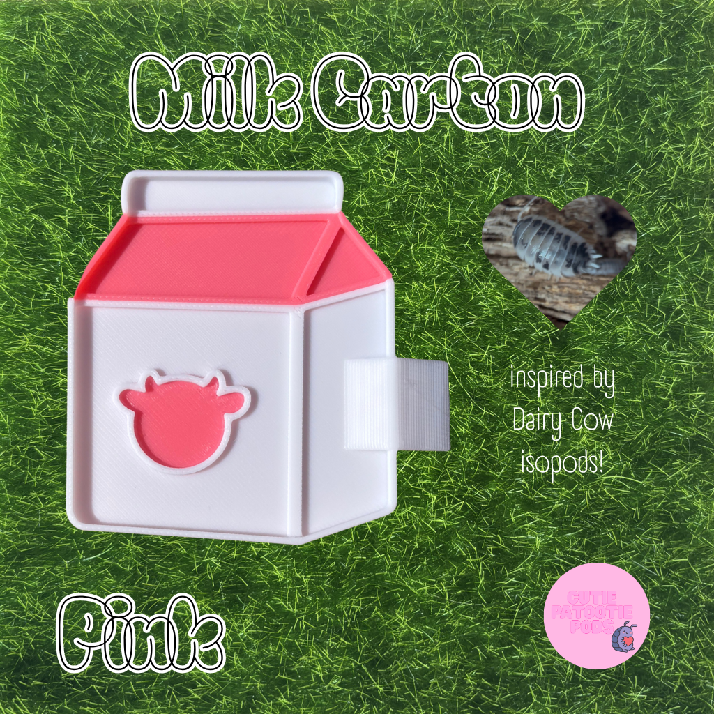 Milk Carton ~ Isopod , Invertebrate Feeder