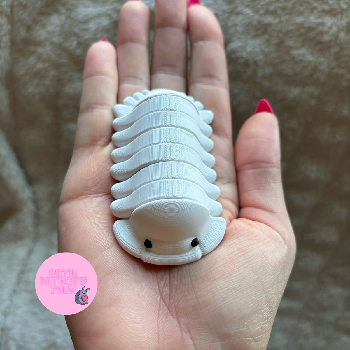 Polar Bear Isopod Fidget (Panda King Morph)