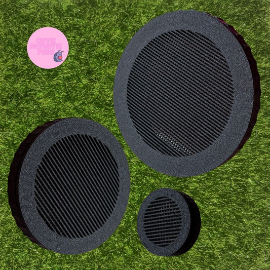 Black Enclosure Air Vents