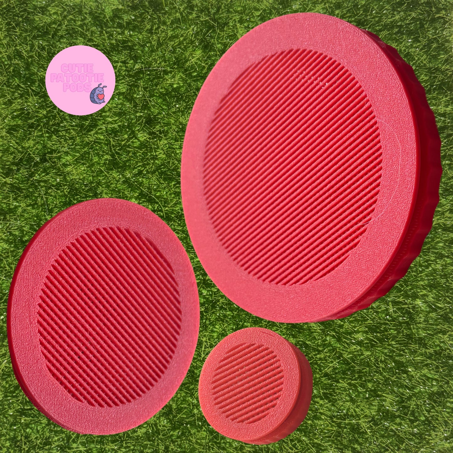 Red Enclosure Air Vents