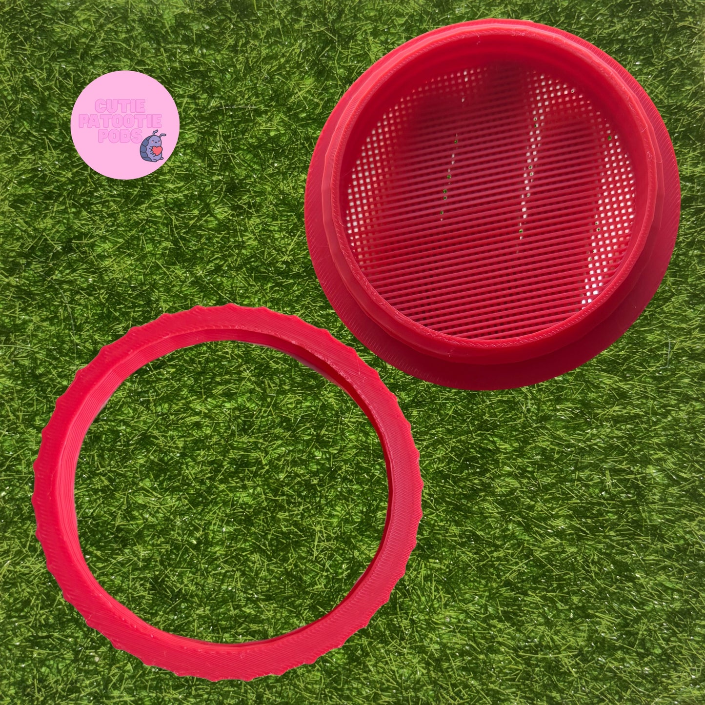 Red Enclosure Air Vents