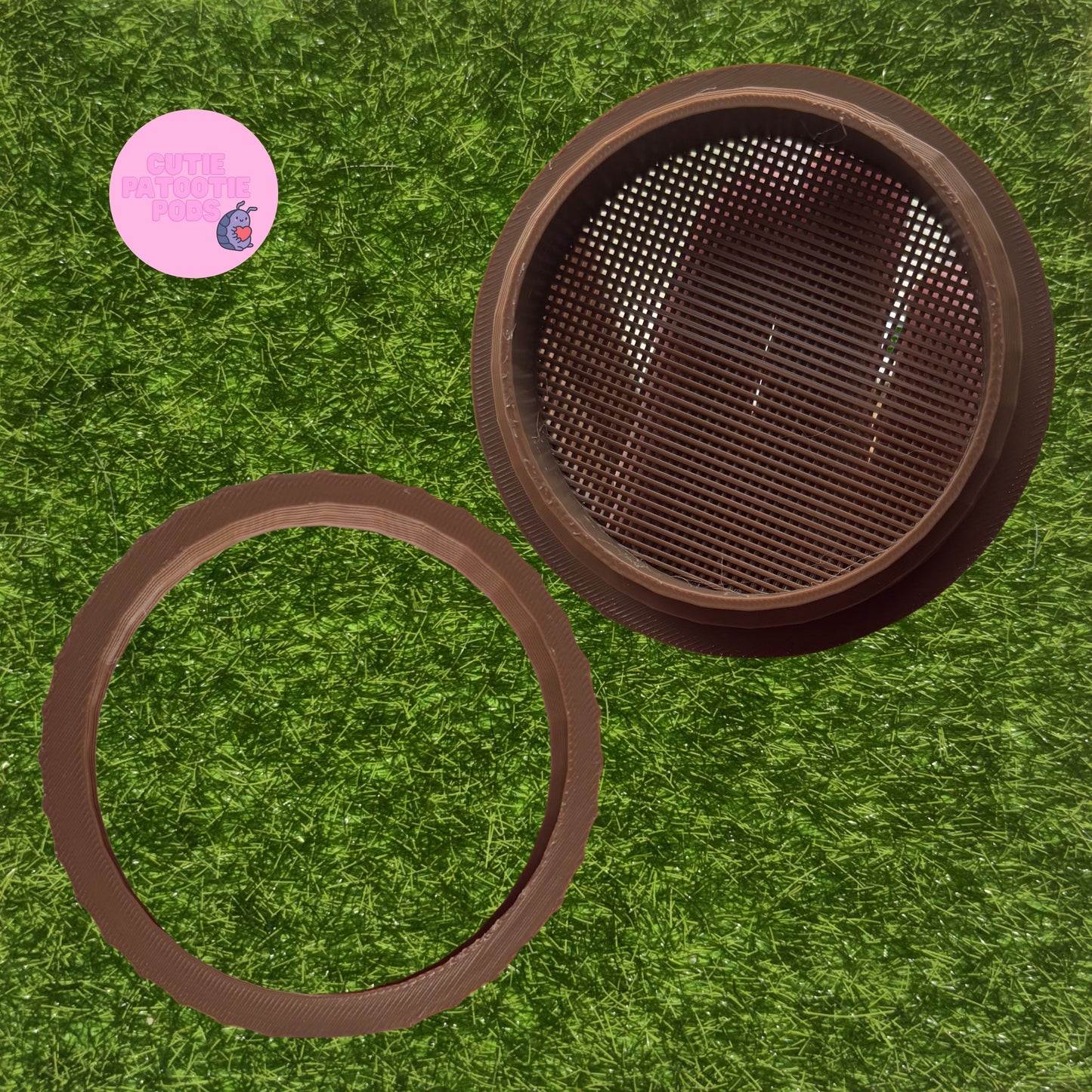 Brown Enclosure Air Vents