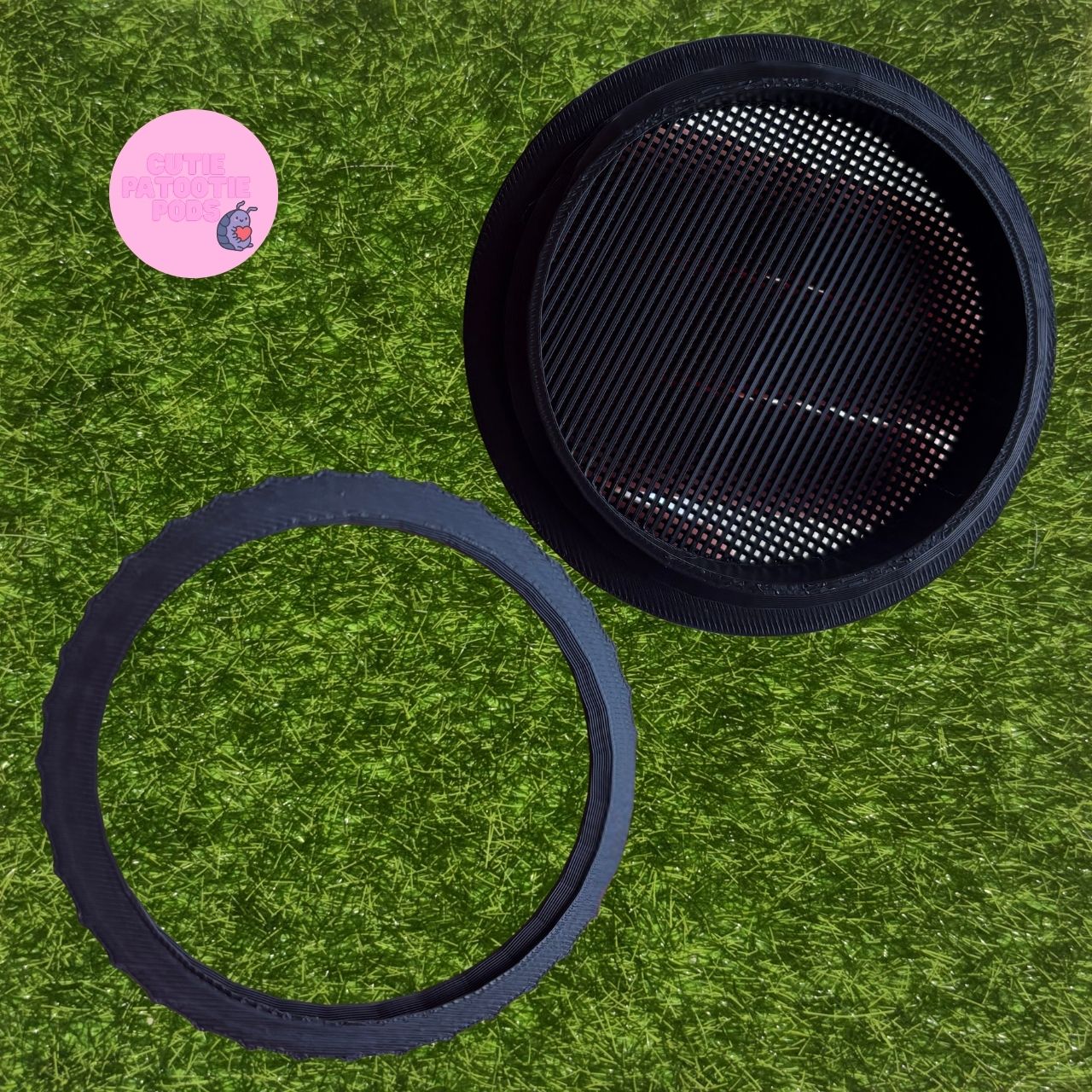 Black Enclosure Air Vents