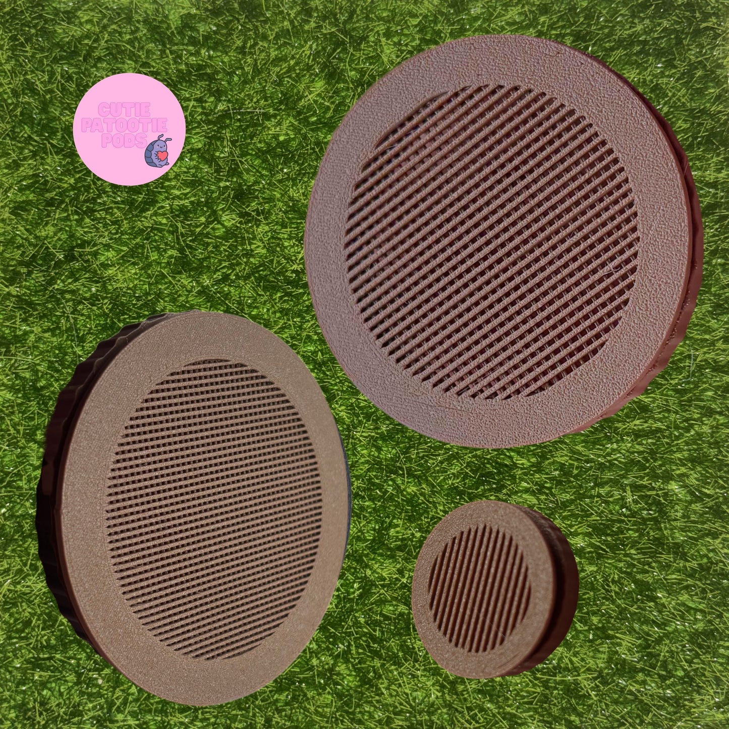 Brown Enclosure Air Vents