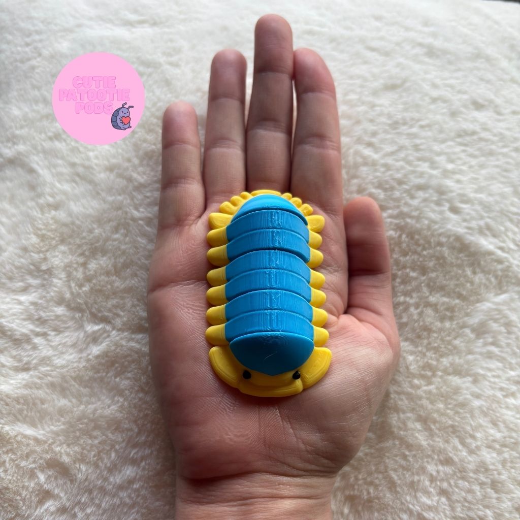 Lemon Blue Isopod Fidget