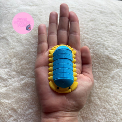 Lemon Blue Isopod Fidget