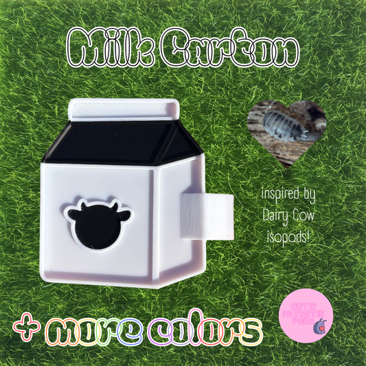 Milk Carton ~ Isopod , Invertebrate Feeder