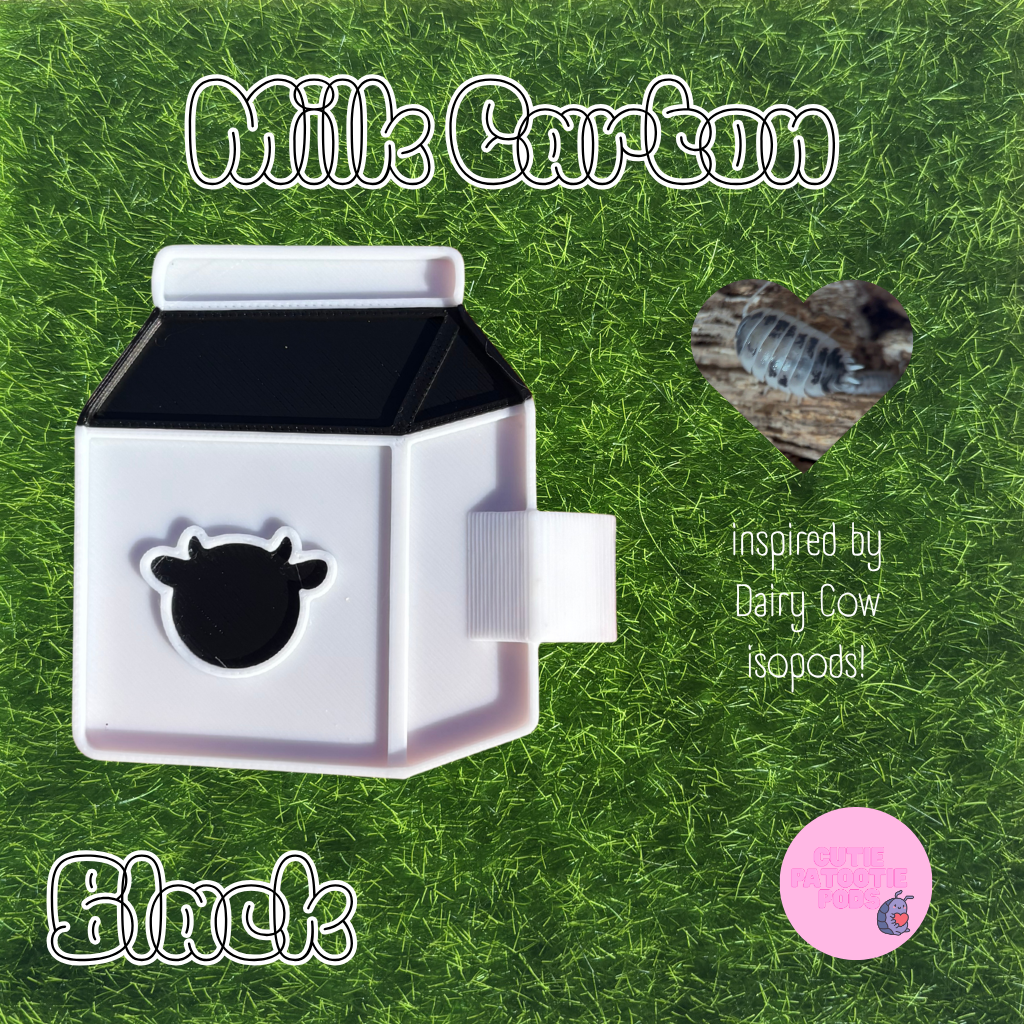 Milk Carton ~ Isopod , Invertebrate Feeder