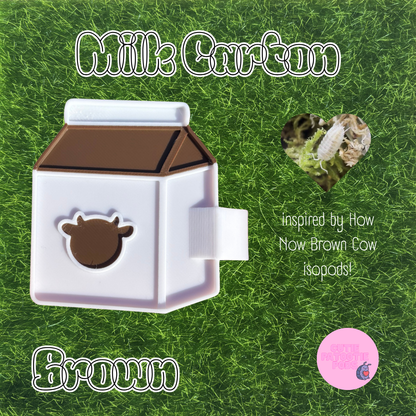 Milk Carton ~ Isopod , Invertebrate Feeder